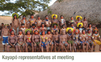 Kayapó representatives